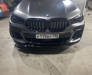 BMW X6 - Кузовной ремонт. Детейлинг центр. Оклейка защитной пленкой 