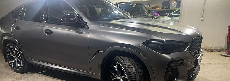 BMW X6 - Кузовной ремонт. Детейлинг центр. Оклейка защитной пленкой 